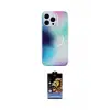 ieg™ iPhone 15 Pro Max Kılıf Pusula Form - Siyah Buffer Hayalet Cam Ekran Koruyucu