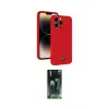 ieg™ iPhone 15 Pro Max Kılıf Vadi Çizgi Prime - Şeffaf 360 Full Body Arka Koruyucu
