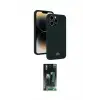 ieg™ iPhone 15 Pro Max Kılıf Vadi Çizgi Prime - Şeffaf 360 Full Body Arka Koruyucu