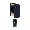 ieg™ iPhone 15 Pro Max Kılıf Vadi Çizgi Prime - Şeffaf 360 Full Body Arka Koruyucu