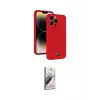 ieg™ iPhone 15 Pro Max Kılıf Vadi Çizgi Prime - Siyah Bilvis 3D Mat Cam Ekran Koruyucu