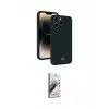 ieg™ iPhone 15 Pro Max Kılıf Vadi Çizgi Prime - Siyah Bilvis 3D Mat Cam Ekran Koruyucu