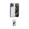 ieg™ iPhone 15 Pro Max Kılıf Vadi Minimal - Siyah Bilvis 3D Mat Cam Ekran Koruyucu