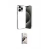 ieg™ iPhone 15 Pro Max Kılıf Vadi Minimal - Siyah Bilvis 3D Mat Cam Ekran Koruyucu