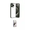 ieg™ iPhone 15 Pro Max Kılıf Vadi Minimal - Siyah Bilvis 3D Mat Cam Ekran Koruyucu