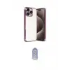 ieg™ iPhone 15 Pro Max Kılıf Vadi Minimal - Siyah Joko Magic 5D Cam
