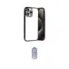 ieg™ iPhone 15 Pro Max Kılıf Vadi Minimal - Siyah Joko Magic 5D Cam