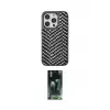 ieg™ iPhone 15 Pro Max Kılıf Vadi Özel Seri - Siyah 360 Mat Full Body Arka Koruyucu