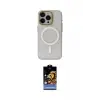 ieg™ iPhone 15 Pro Max Kılıf Yadigar Işık - Siyah Buffer Hayalet Cam Ekran Koruyucu