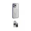 ieg™ iPhone 15 Pro Max Kılıf Yankı Işık Özel Seri - Siyah Vanessa Magic Hayalet Cam
