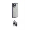 ieg™ iPhone 15 Pro Max Kılıf Yankı Işık Özel Seri - Siyah Vanessa Magic Hayalet Cam
