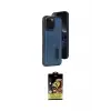 ieg™ iPhone 15 Pro Max Kılıf Yörünge Işık Serisi - Siyah Buffer Cam Ekran Koruyucu