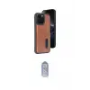 ieg™ iPhone 15 Pro Max Kılıf Yörünge Işık Serisi - Siyah Joko Magic 5D Cam