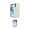 ieg™ iPhone 16 Kılıf Kozmos Doku - Siyah Bilvis 5in1 3D Magic Cam Ekran Koruyucu