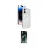 ieg™ iPhone 16 Kılıf Nova Modern Prime - Siyah 360 Mat Full Body Arka Koruyucu