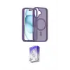 ieg™ iPhone 16 Kılıf Siluet Minimal Prime - Siyah Bilvis 5in1 3D Magic Cam Ekran Koruyucu