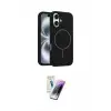 ieg™ iPhone 16 Kılıf Yankı Form Serisi - Şeffaf Pasifik Cam Ekran Koruyucu