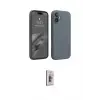 ieg™ iPhone 16 Plus Kılıf Ahenk Serisi - Siyah Bilvis 3D Cam Ekran Koruyucu