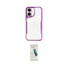 ieg™ iPhone 16 Plus Kılıf Akış Çizgi Koleksiyonu - Şeffaf Pasifik Cam Ekran Koruyucu
