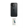 ieg™ iPhone 16 Plus Kılıf Akış Çizgi Koleksiyonu - Şeffaf Pasifik Cam Ekran Koruyucu