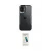 ieg™ iPhone 16 Plus Kılıf Akış Çizgi Koleksiyonu - Şeffaf Pasifik Cam Ekran Koruyucu