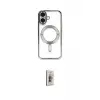 ieg™ iPhone 16 Plus Kılıf Nova Işık Özel Seri - Siyah Bilvis 3D Cam Ekran Koruyucu
