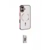 ieg™ iPhone 16 Plus Kılıf Nova Işık Özel Seri - Siyah Bilvis 3D Cam Ekran Koruyucu