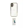 ieg™ iPhone 16 Plus Kılıf Vadi Minimal - Şeffaf Pasifik Cam Ekran Koruyucu