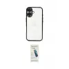 ieg™ iPhone 16 Plus Kılıf Vadi Minimal - Şeffaf Pasifik Cam Ekran Koruyucu