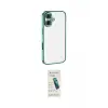 ieg™ iPhone 16 Plus Kılıf Vadi Minimal - Şeffaf Pasifik Cam Ekran Koruyucu
