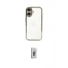 ieg™ iPhone 16 Plus Kılıf Vadi Minimal - Siyah Bilvis 3D Cam Ekran Koruyucu