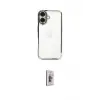 ieg™ iPhone 16 Plus Kılıf Vadi Minimal - Siyah Bilvis 3D Cam Ekran Koruyucu