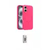 ieg™ iPhone 16 Plus Kılıf Yankı Form Serisi - Siyah Bilvis 3D Cam Ekran Koruyucu