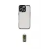 ieg™ iPhone 16 Pro Kılıf Ahenk Çizgi Serisi - Siyah Joko Magic 5D Hayalet Cam
