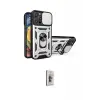 ieg™ iPhone 16 Pro Kılıf Ahenk Klasik - Siyah Bilvis 3D Cam Ekran Koruyucu