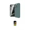 ieg™ iPhone 16 Pro Kılıf Eksen Form Prime - Siyah Buffer Cam Ekran Koruyucu