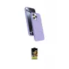 ieg™ iPhone 16 Pro Kılıf İz Işık Koleksiyonu - Siyah Buffer Cam Ekran Koruyucu