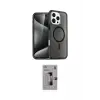 ieg™ iPhone 16 Pro Kılıf Nova Asil Prime - Siyah Bilvis 3D Mat Cam Ekran Koruyucu