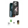 ieg™ iPhone 16 Pro Kılıf Nova Form Koleksiyonu - Siyah Buffer Cam Ekran Koruyucu + Raze Metal Kamera Lens - BZ