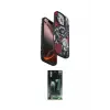 ieg™ iPhone 16 Pro Kılıf Siluet Doku - Siyah 360 Mat Full Body Arka Koruyucu