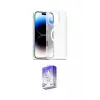 ieg™ iPhone 16 Pro Kılıf Siluet Minimal Prime - Siyah Bilvis 5in1 3D Magic Cam Ekran Koruyucu