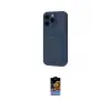 ieg™ iPhone 16 Pro Kılıf Vadi Çizgi Prime - Siyah Buffer Hayalet Cam Ekran Koruyucu