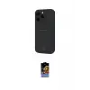 ieg™ iPhone 16 Pro Kılıf Vadi Çizgi Prime - Siyah Buffer Hayalet Cam Ekran Koruyucu