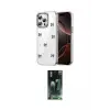 ieg™ iPhone 16 Pro Kılıf Yörünge Form - Siyah 360 Mat Full Body Arka Koruyucu