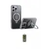 ieg™ iPhone 16 Pro Kılıf Zirve Çizgi Prime - Siyah Joko Magic 5D Hayalet Cam