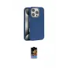 ieg™ iPhone 16 Pro Kılıf Zirve Modern Prime - Siyah Buffer Hayalet Cam Ekran Koruyucu