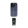 ieg™ iPhone 16 Pro Kılıf Zirve Yansıma Serisi - Siyah 360 Mat Full Body Arka Koruyucu