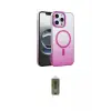 ieg™ iPhone 16 Pro Max Kılıf Ahenk Doku Özel Seri - Siyah Joko Magic 5D Hayalet Cam