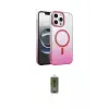 ieg™ iPhone 16 Pro Max Kılıf Ahenk Doku Özel Seri - Siyah Joko Magic 5D Hayalet Cam