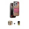 ieg™ iPhone 16 Pro Max Kılıf Atlas Minimal Özel Seri - Siyah Buffer Cam Ekran Koruyucu + Pers Alüminyum Kamera Lens - CLTM